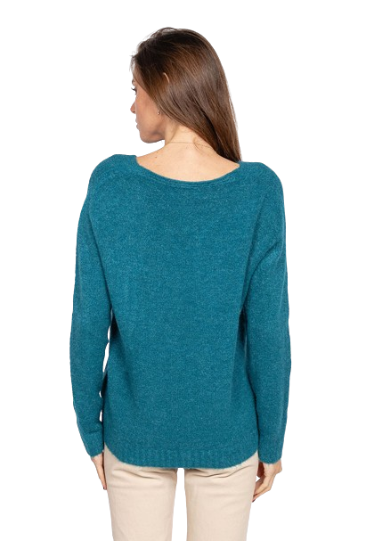 Pull surdimensionné ultra doux à col en V