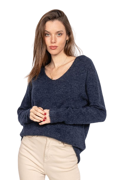 Soft Wool V Neck Jumper
